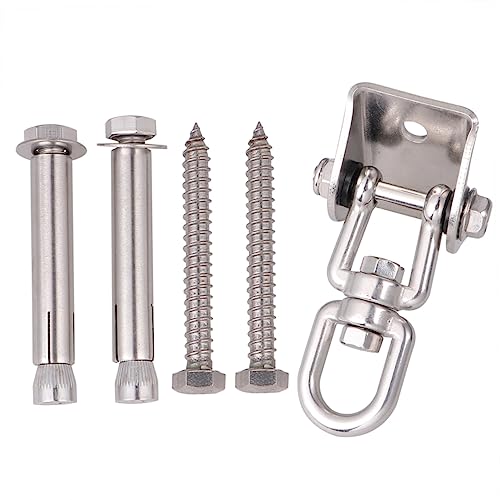Levemolo Swing Fixed Hook 1 Set of Stainless Steel Hooks for Ceiling Wall Mounting Hammock Swing Accessories