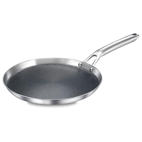 Image of Prestige TRIPLY HexaMagic Ceramic Omni Tawa 28cm | Durable Honeycomb Structure | PFOA & PFAS Free | Healthy Eating | Gas & Induction Compatible | 15Y Product & 3Y Coating Warranty| ISI Certified
