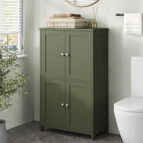 Nuturelly Bathroom Floor Storage Cabinet, Bathroom Organizers and Storage with