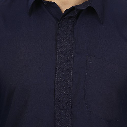 Kurta Pattani transpirable de algodón suave con cuello mao clásico 4