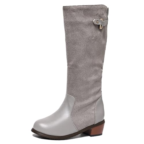 Bottes d'équitation femme à bout rond pour extérieur élégant