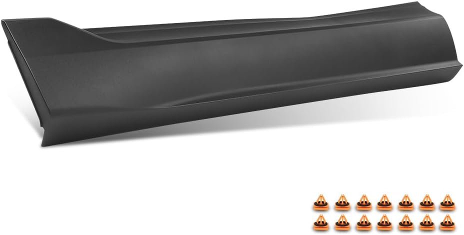 LQI Front Lower Door Molding Trim and Beltlines Driver Left Side Compatible with Ford Edge Sport ST ST-Line Titanium SE SEL 2015-2023 FT4Z5820879AA, FO1304110