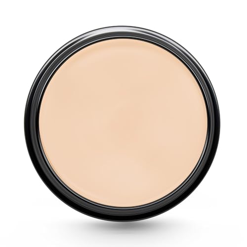 Graftobian HD Glamour Crème Foundation 1/2oz, Weightless Full Coverage Makeup,
