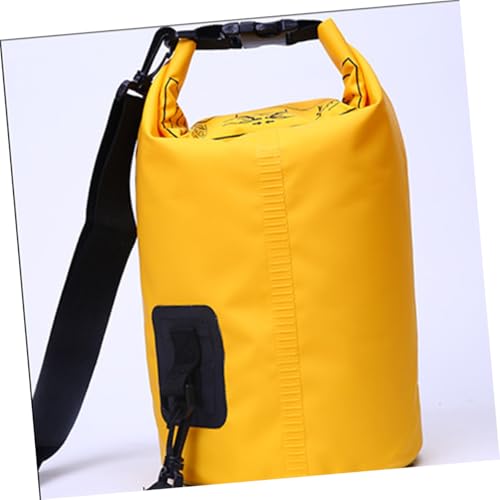 Bolsa inflable de PVC amarilla impermeable para rafting y pesca 5