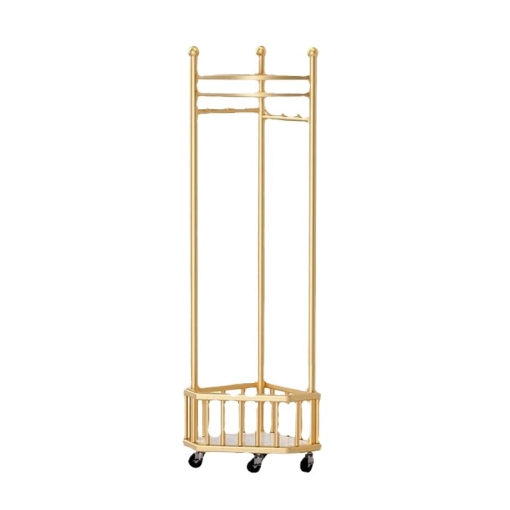 Laundry Rack Bedroom Floor-standing Corner Coat Rack Removable Floor-standing Simple Clothes Hanger With Pulleys Drying Rack