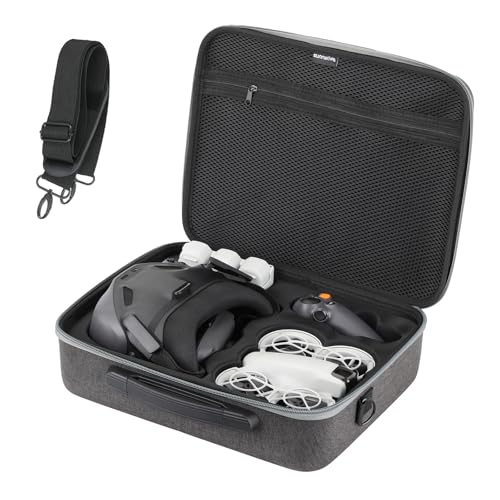 Anbee Carrying Case for DJI Neo Motion Fly More Combo, Travel Shoulder Bag Hard Shell Storage Hand Bag for Neo Drone Accessories
