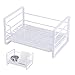 Organizador Fregadero, Estante Fregadero de Cocina, Organizador Sink Soporte de Esponja, Porta Estropajos Cocina, Almacenamiento Esponja Cocina, Soporte Esponjas Jabonosas, con Bandeja Extraíble