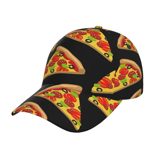 Casquette de baseball Pizza chapeau sport queue de cheval homme femme