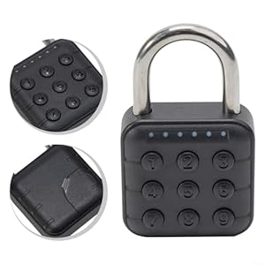 Uttasu GE282 Fingerabdruck-Kabelschloss Wasserdicht