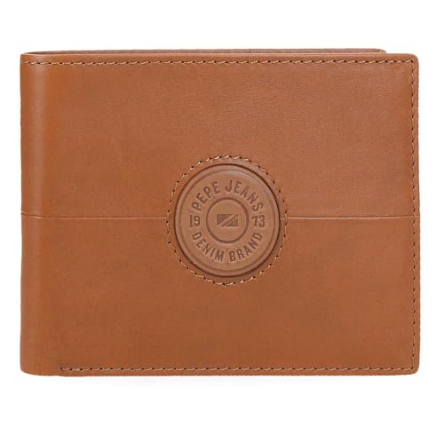 Portefeuille en cuir Pepe Jeans pour homme actif, format poche idéal