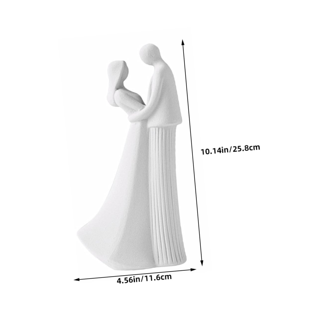 Ciieeo Jubiläumsgeschenk Keramik-paarstatue Keramik-kunsthandwerk Romantisches Wohndekor Für Besondere Anlässe