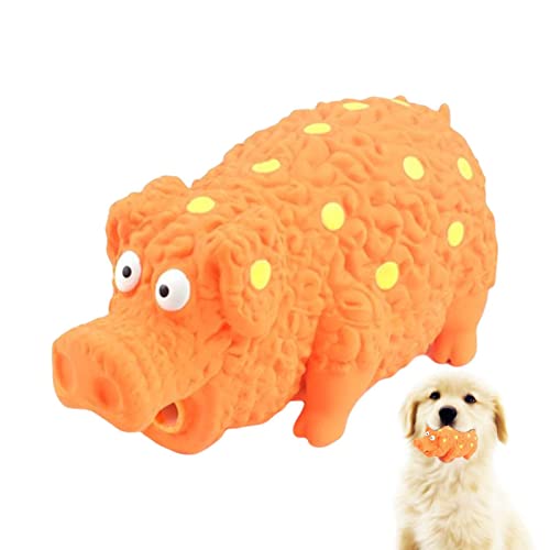 dobooo Jouets pour Chiens Cochon couineur,Jouet couineur pour Chien Jouets à mâcher pour Chien en Latex avec Un Son de grognement Couineur Cochon Jouet pour Chien - Jouets à mâcher pour Animaux de