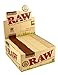 Raw King Size Slim Organic Hemp Rolling Papers Full Box of 50 Packs