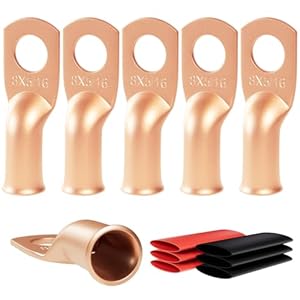 Sanuke SAG8516-6PK Kupfer Ringklemmen Set