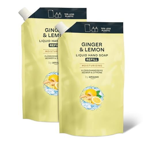 by Amazon Ginger & Lemon Hand Soap Refill 2 x1000ml