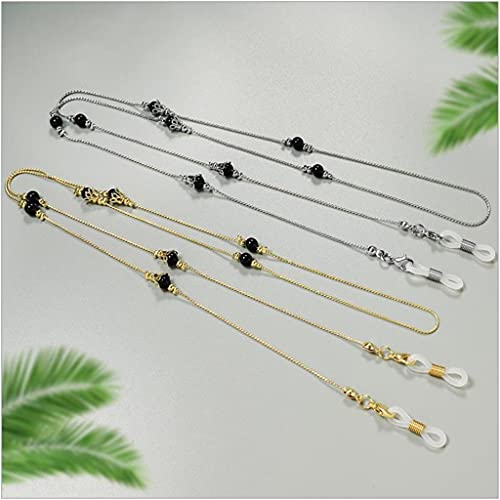 Body Chain Damen Kette - Goldfarbene einfache Strandkette mit Kreuzband für Taille und Bauch - Schwarze Harnaskette - Edler Schmuck für Damen - Accessoires