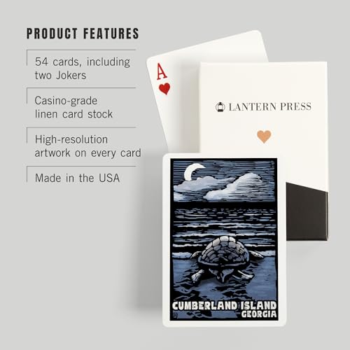 Baraja Póker Cumberland Island 52 cartas Tamaño Poker miniatura 3