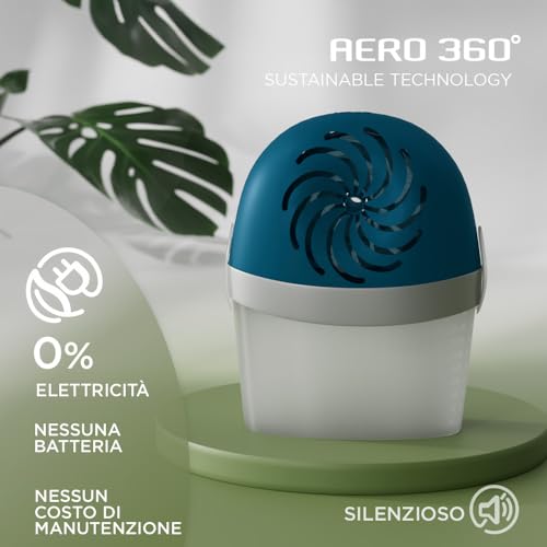 Ariasana Aero 360° Deumidificatore, 1 dispositivo + 1 tab lavanda 450 g - Immagine 5