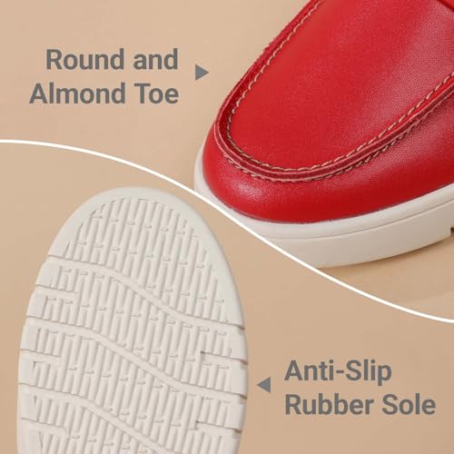 Image of QAE Loafers for Women Penny Loafers Slip On Sneakers Womens Shoes Dressy Casual Comfortable Ladies Summer Shoes