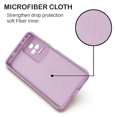 Image of amazon basics Mobile Cover for Mi Redmi K50 5G / K50 Pro 5G | Full Camera Protection | Liquid Silicon Case | Flexible Bumper Case for Mi Redmi K50 5G / K50 Pro 5G (Purple)