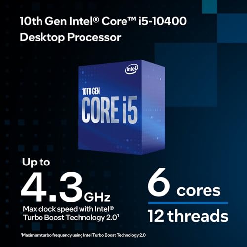 Image of HP Desktop Computers Microtower PC, Intel Core i5-10400, 16GB DDR4 RAM, 512GB SSD, WiFi Adapter, Wire Keyboard and Mouse Included, Windows 11 Pro, for Student Home use, Remote Work, Photo Editing