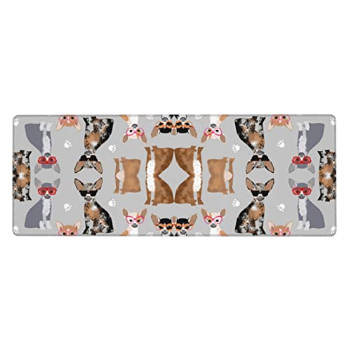 Tapis de souris de jeu chien grand format pour bureau et maison