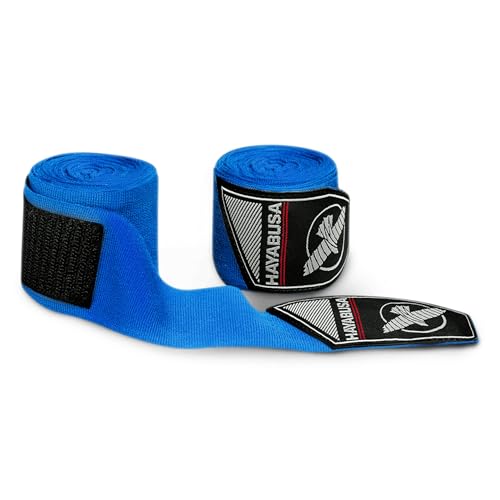 Hayabusa 4.0 Perfect Stretch Boxing Hand Wraps - Blue, 180 Inches