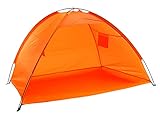 Mit Fiberglasgestänge TOPICO 56-0603507 Schattenspendende Strandmuschel Cloud Sandboxen & Strandspielzeuge, Orange