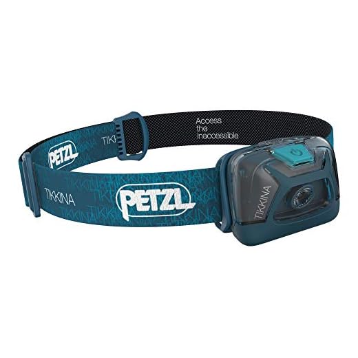 Petzl Tikkina Linterna Frontal, Unisex Adulto, Azul, Talla Única