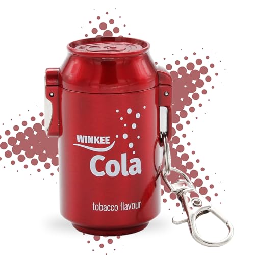Winkee - Taschen Aschenbecher I Lustiger Outdoor I Geruchsdicht I Reise I Camping I Aschenbecher für unterwegs I Aschenbecher to go (Cola)