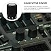 Healvian Metal-Embedded Potentiometer Control Knob 12x40mm for Audio Equipment and Electric Guitar Volume Adjustment, Chrome Rotary Bass and Controller Knob for Industrial Use