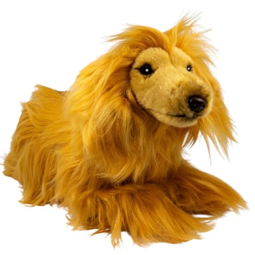 Peluche Chien Lévrier Afghan Carl Dick 34 cm pour Décoration de Chambre