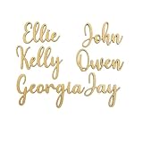 Wedding Name Tags, Personalized Place Cards Table Decoration For Birthdays, Bachelorette,Parties, and Events, Escort Name tags