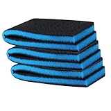 CIYODO 3 Piezas Filtro Esponja Bioquímica para Acuario Doble Negra Media Filtrante Absorbente para Tanques de Agua Dulce y Reutilizable y Duradero
