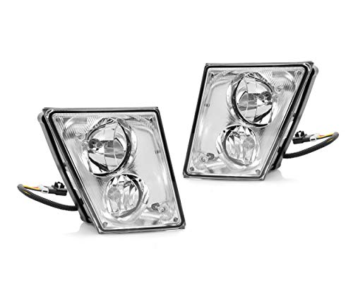 Eagle Eyes VL002-B010L VL002-B010R Fit 2003-2015 VOLVO VN VNL Fog Lamp Pair
