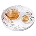 Gyj&mmm Plateau Rond, Corbeille à Pain, Plateau de thé, Peut être utilisé pour Le Petit déjeuner, Boissons, Tables de café, café pour Les dîners, Les Plateaux, la décoration intérieure,29.8cm