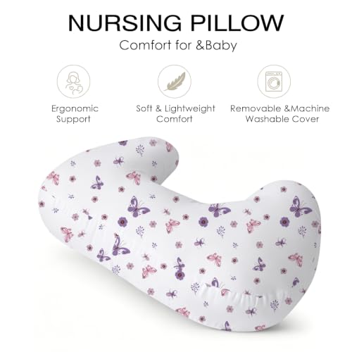 Image of Plushii Ergonomic Nursing Pillow for Breastfeeding,with Washable Cover