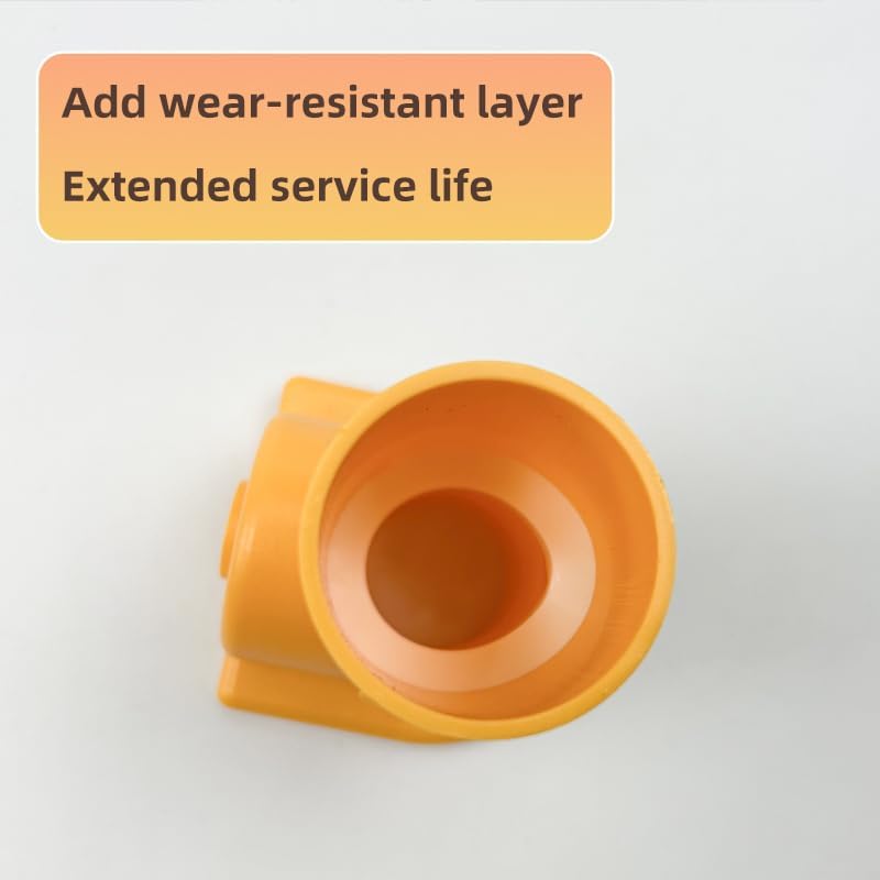 BEN YEDD 2025 New i Cord Knitting Machine Rope Knitting Mill Mid End Braiding Machine Ceiling Style Double Guide Mouth Groove Upgraded Weaving Artifact Yarn Rope DIY Tool（Orange and White）