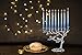Ner Mitzvah Tree of Life Menora for Chanuka - Fits All Standard Chanukah Candles - Artistic Candle Menorahs - Silver Hanukkah Menorah - 7.5