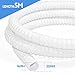 Kondensatschlauch Ø16mm, 5M PVC Kondensschlauch UV-beständig Ablaufschlauch Klimaanlage, Zuschneidbar & Glatt Innen Kondenswasser Schlauch Universal Kondensatleitung für Klimaanlagen,Split-Klimageräte