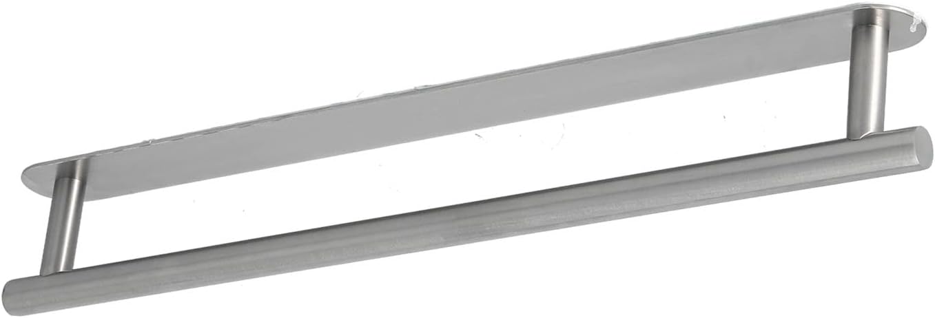 304 Stainless Steel Modern Towel Rack Adhesive Bathroom Hanger for Kitchen Laundry Room,No Drill Needed,Bathroom Hardware (60cm)