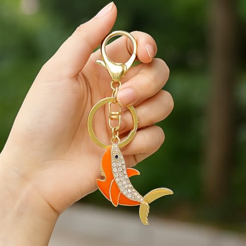 Porte-Clés Requin, Porte-Clé Animal Breloque de Sac pour Femmes – vue 3