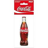 Il profumo per auto rinfresca l'aria in pochi secondi Contenuto della confezione: 1 deodorante per ambienti in carta Coca Cola, a forma di bottiglia