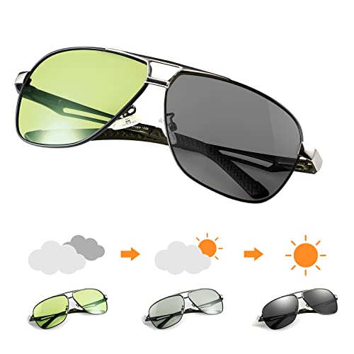 Polarized Photochromic Sunglasses For Men And Women Night