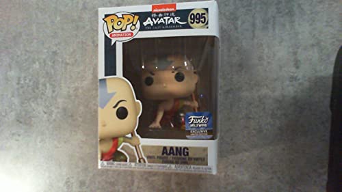 Funko Pop! Animation #995 Avatar The Last Airbender - Aang (Crouching) Metallic Version - Funko Hollywood Exclusive