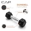 CAP Barbell Coated Dumbbell Weight | Multiple Options Pairs & Sets
