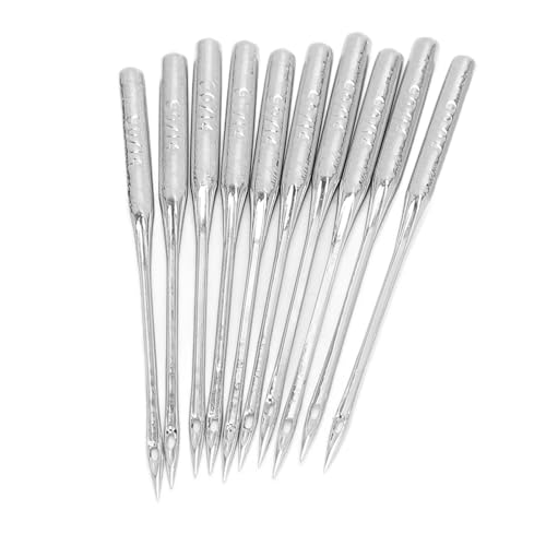 Haofy 20 agujas de repuesto para máquinas de coser de acero inoxidable para 101 mini máquinas de coser eléctricas de mano con punta inferior fina, minimizar