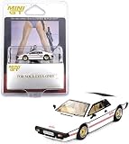 Diecast Model Car Compatible with Mini GT 1:64 Lotus Esprit Turbo White for Your Eyes Only English Version Packaging Limited Edition MGT00907-E