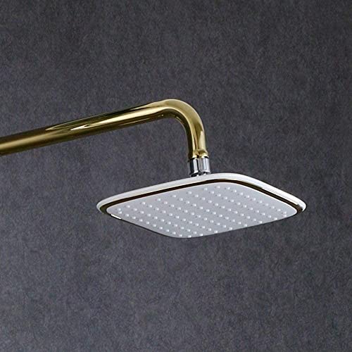 Système de douche cuivre blanc et or ensemble de salle de bain complet
