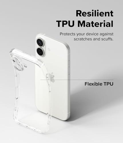 Image of Ringke Air Compatible with iPhone 17 Case [Flexible TPU] Ultra Thin Lightweight Protective Cover - Clear